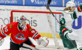 Mayhew Scores Two to Lead Wild to 5-3 Victory