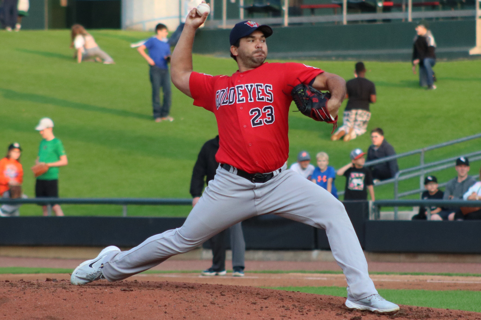 Reyes Masterful in Goldeyes Victory over RailCats