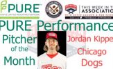 Chicago Dogs RHP Jordan Kipper Named PURE Performance Pitcher of the Month for August