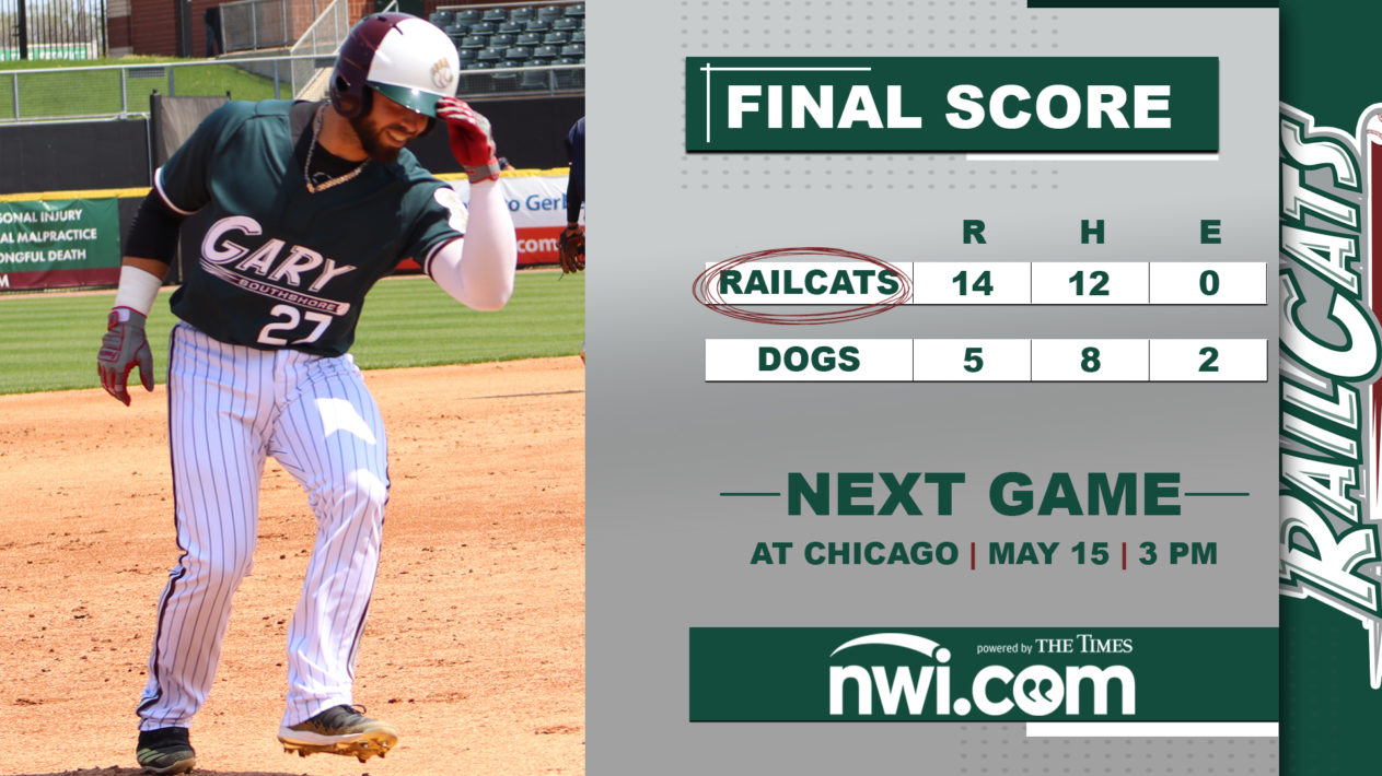 RailCats Batter Dogs as Rogers Earns First Victory