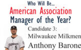 2022 AA Manager of the Year Anthony Barone