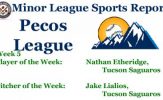 Nathan Etheridge Jake Lialios Earn Week 5 Pecos League Honors