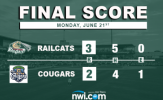 Pitching Dominates in RailCats Double-Header Split