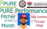 Chicago Dogs LHP Jake Dahlberg Named PURE Performance Pitcher of the Month for June