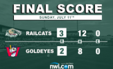 RailCats Win Series in Jackson with Extra Inning Victory