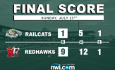 Six-Run Sixth Too Much for RailCats to Overcome