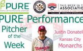 Kansas City Monarchs RHP Justin Donatella Named PURE Performance Pitcher of the Week
