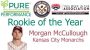 Kansas City Monarchs IF Morgan McCullough Named PURE Performance Rookie of the Year
