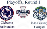 American Association Playoff Railroaders-Cougars